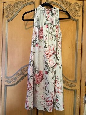 chinese dress ladies BELLAMBRA light pink linen dress  Essential Edge Clothing